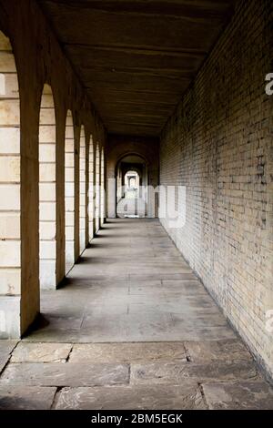 Brompton Cemetery, Kensington, London; one of the 'Magnificent Seven' London cemeteries, built in 1840, covering 16 hectares with 205,000 graves. Stock Photo