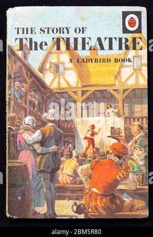 1970 Ladybird book  'The Story of the Theatre'   British children's book cover with illustration of Romeo and Juliet London England UK Great Britain Stock Photo