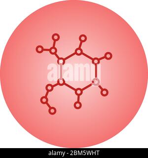 Beautigul science vector line icon Stock Vector