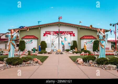 Bronners Christmas Wonderland in Frankenmuth MI Stock Photo