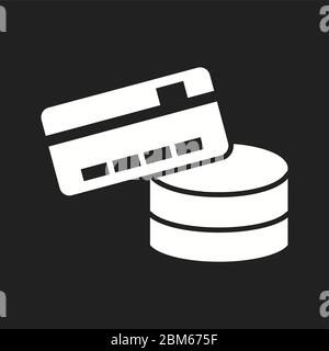 Beautiful Payment method Vector Glyph icon Stock Vector