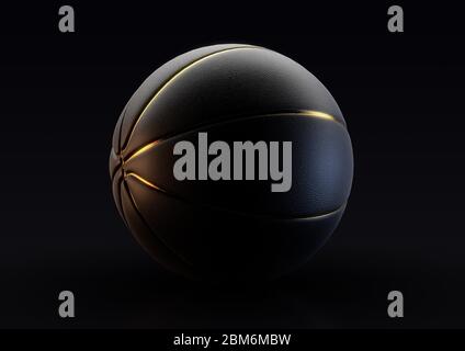 Black And Gold Basketball Concept by Allan Swart