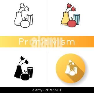 Primitivism icon Stock Vector