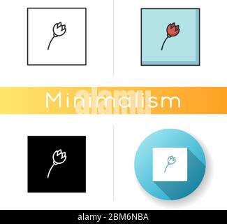 Minimalism style icon Stock Vector