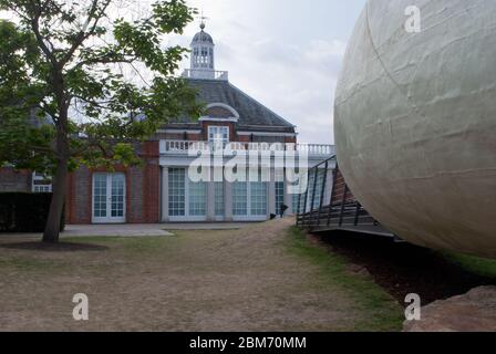 Summer Pavilion Serpentine Galleries Serpentine Pavilion 2014, Kensington Gardens, London, W2 3XA by Smiljan Radic Stock Photo