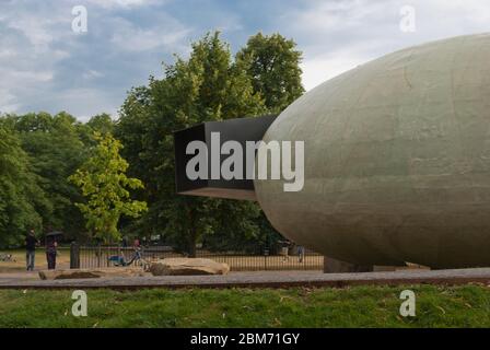 Summer Pavilion Serpentine Galleries Serpentine Pavilion 2014, Kensington Gardens, London, W2 3XA by Smiljan Radic Stock Photo