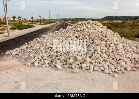 pile of rubble Stock Photo
