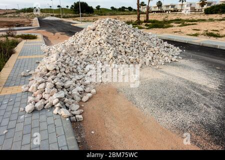 pile of rubble Stock Photo