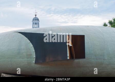 Summer Pavilion Serpentine Galleries Serpentine Pavilion 2014, Kensington Gardens, London, W2 3XA by Smiljan Radic Stock Photo