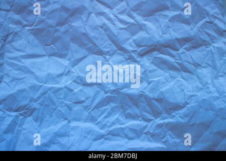 Premium Photo  Trendy paper texture crumpled paper in light blue color