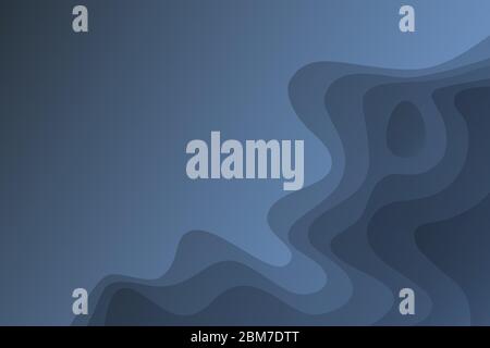 Landscape skyblue gradient fill vector abstract background minimalistic concept Stock Vector