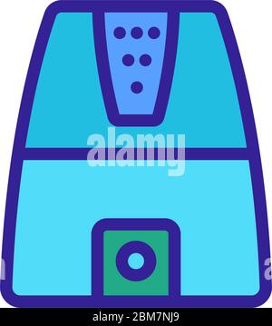 injection home air atomizer icon vector outline illustration Stock Vector