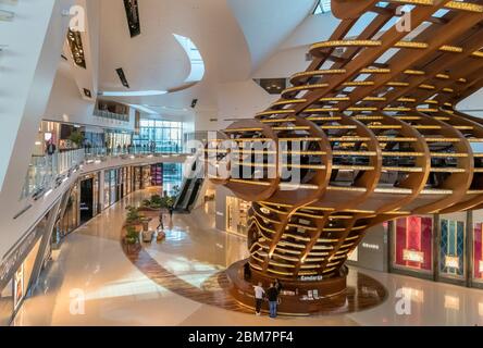The Shops at Crystals, an upscale shopping mall in the CityCenter complex, Las Vegas Boulevard, Las Vegas, Nevada, USA Stock Photo