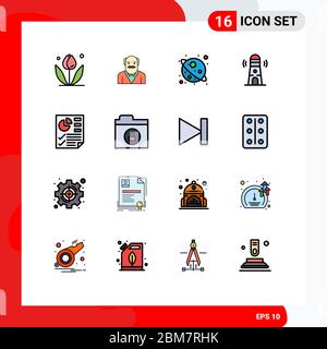 Set Of 16 simple editable icons such as, kiwi, 3 letter, dry cleaning,  courage, bull, eiffel tower, oxygen, boar can be used for mobile, web UI  Stock Vector Image & Art - Alamy