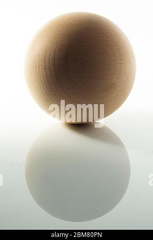 Wooden Ball Stock Photo