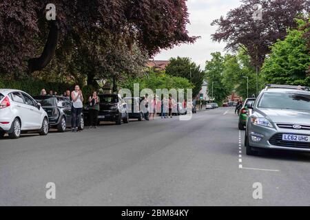 Clap for the NHS at Cheltenham General Hospital. Stock Photo