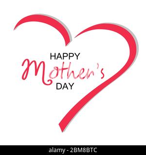 Happy Mother's Day greeting card Stock Vector