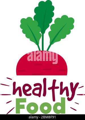 Healthy food poster Stock Vector