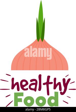 Healthy food poster Stock Vector