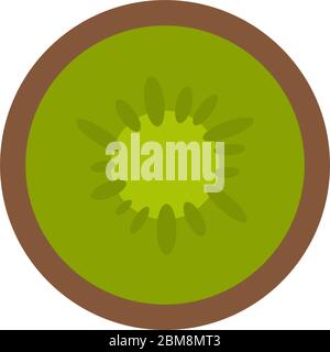 Isolated kiwi icon Stock Vector