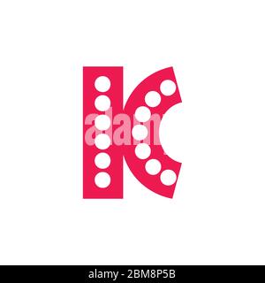 letters kc monogram dots design logo vector Stock Vector Image & Art ...