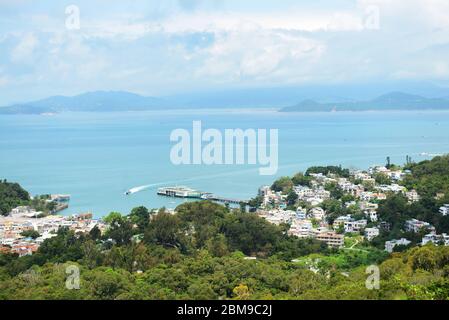 Lamma island views in Hong Kong. Stock Photo