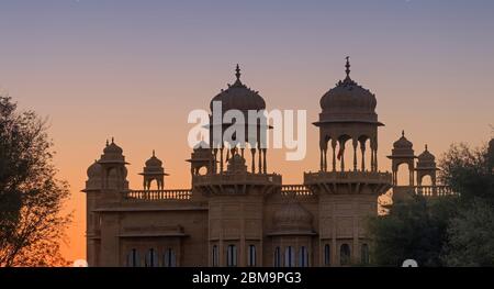 Jawahar Niwas Palace Jaisalmer Rajasthan India Stock Photo