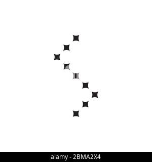 S sparkle letter logo design concept Stock Vector