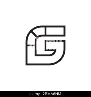 initial letter logo design vector Stock Vector