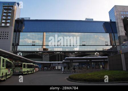 The raiway station, Kyoto, Japan Stock Photo