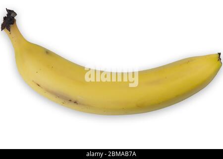 A single ripe banana Stock Photo