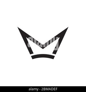 M Crown Logo  Crown logo, Gold logo design, Advert design
