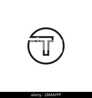 R circle letter lines logo design vector Stock Vector Image & Art - Alamy