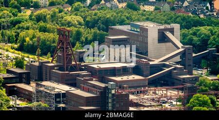 , coal-mines Zollverein in Essen, 14.08.2017, aerial view, Germany, North Rhine-Westphalia, Ruhr Area, Essen Stock Photo