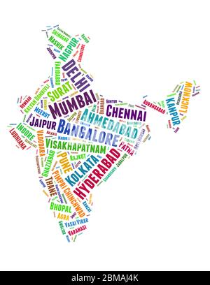 Mumbai word cloud concept Stock Photo - Alamy