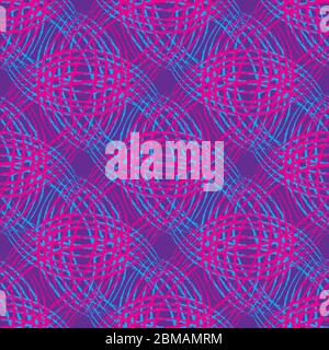 Seamless background hatching on a purple background. Vector image Stock Vector