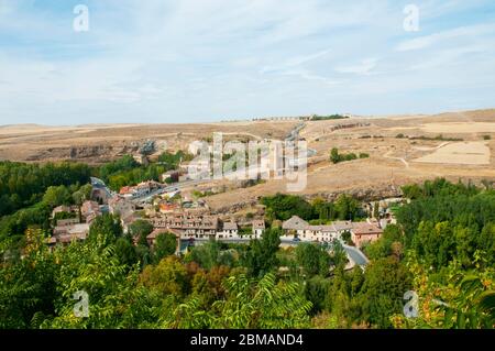 View from the Alcazar. Segovia, Castilla Leon, Spain. Stock Photo