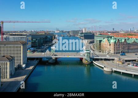 Knippel Bridge in Copenhagen, Denmark Stock Photo