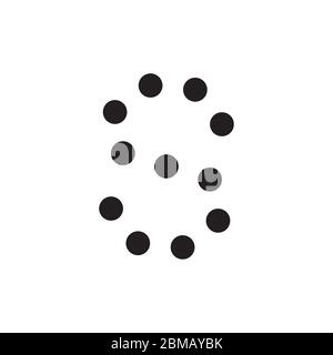 S dots logo design concept Stock Vector