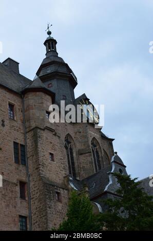 An image of the famous castle of Marburg Germany Stock Photo