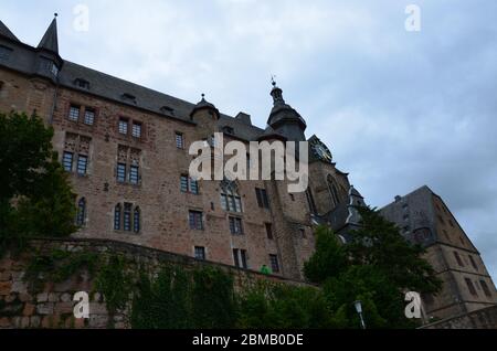 An image of the famous castle of Marburg Germany Stock Photo