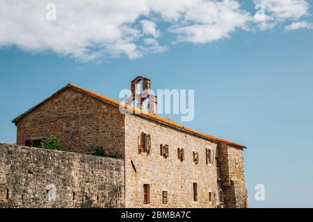 Old Town Santa Maria Church in Budva, Montenegro Stock Photo