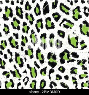 leopard skin texture seamless pattern Stock Photo