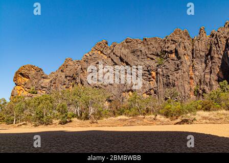 WINDJANA GORGE NATIONAL PARK, KIMBERELY, WESTERN AUSTRALIA, AUSTRALIA Stock Photo