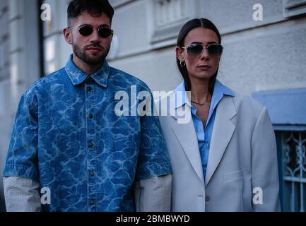 J Balvin attends the Givenchy Menswear Fall-Winter 2023-2024 show as part  of Paris Fashion Week on January 18, 2023 in Paris, France. Photo by  Laurent Zabulon/ABACAPRESS.COM Stock Photo - Alamy