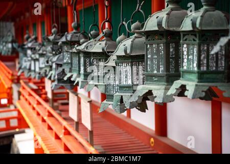 Kasuga Taisha Shrine in Nara, Japan. Stock Photo