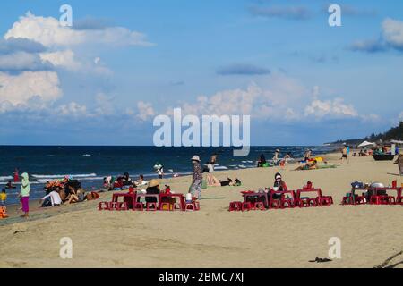 An Bang Beach in Hoi An, Vietnam Stock Photo
