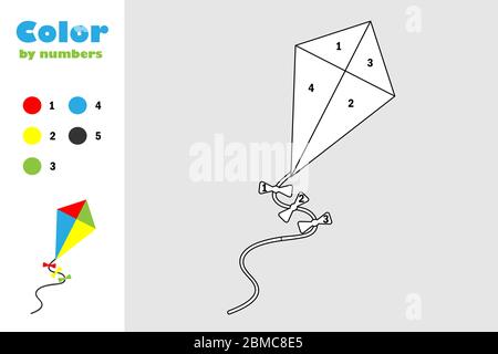 CODING BCA.: C Program for Drawing a Kite and Color it