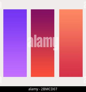 Abstract set color blurred gradient background with light. Nature backdrop. Vector illustration. Ecology concept for your graphic design, banner or po Stock Vector