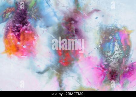 Defocused vivid abstract background Stock Photo